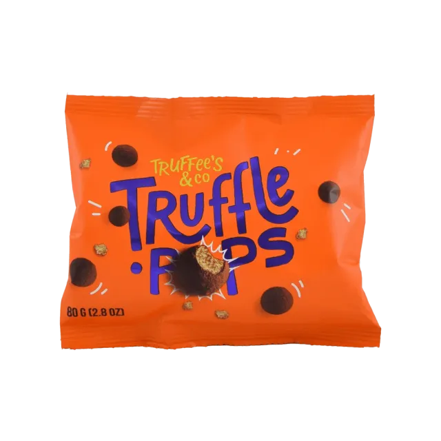 Mathez Truffle Pops kugler 80g sprøde karamel