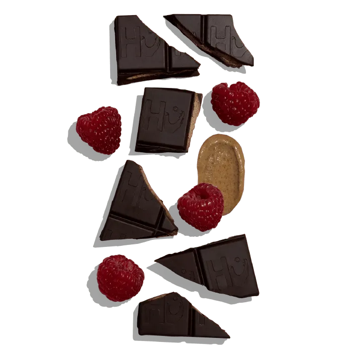 Hu Cashew Raspberry mørk chokoladebar 6-pak 70%