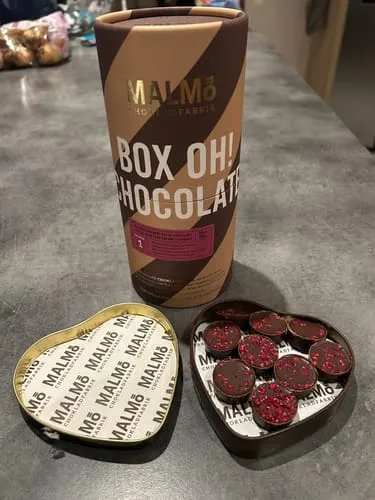 Malmö Chokoladefabrik Kärlek chokoladeæske 90 g bær