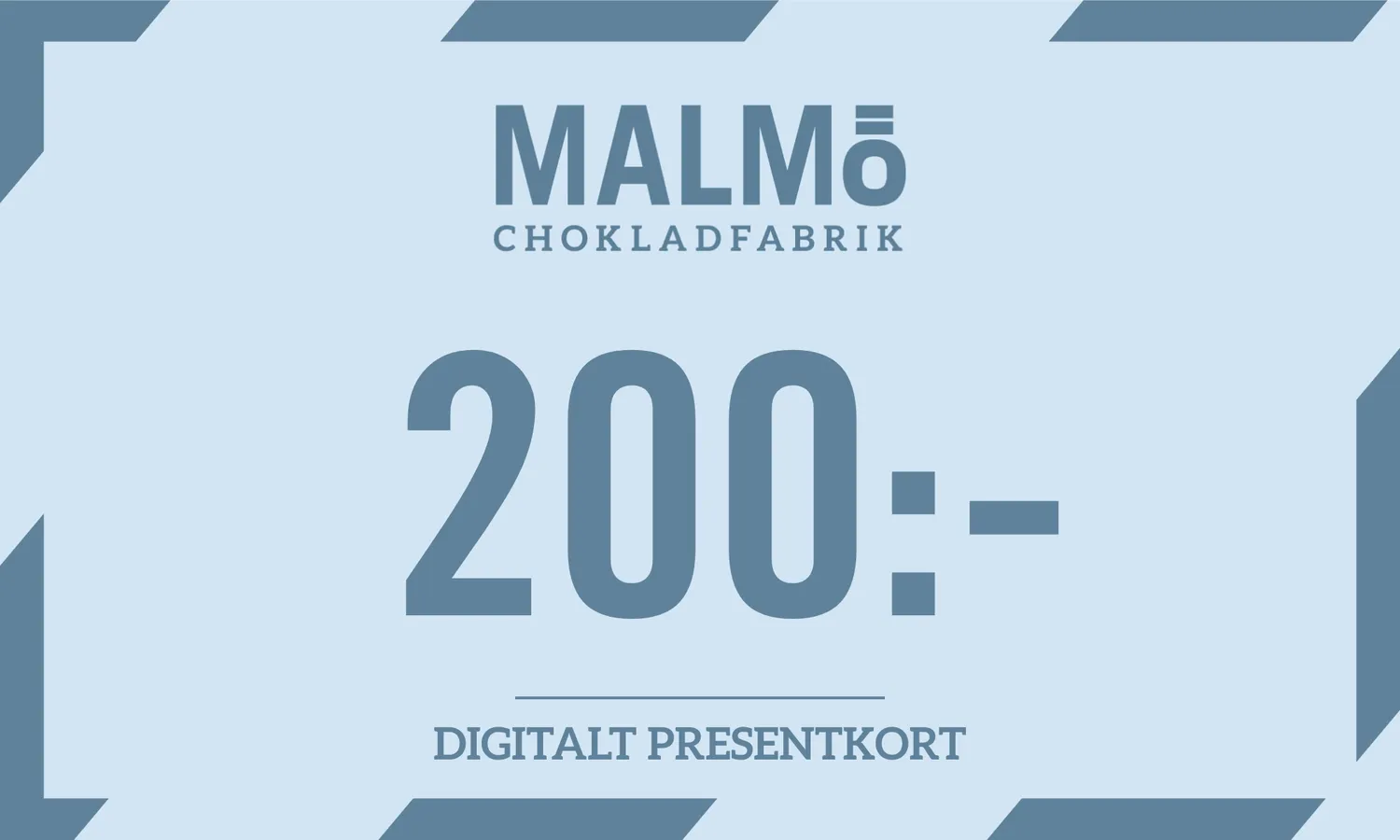 Malmö Chokladfabrik digitalt gavekort chokolade gave