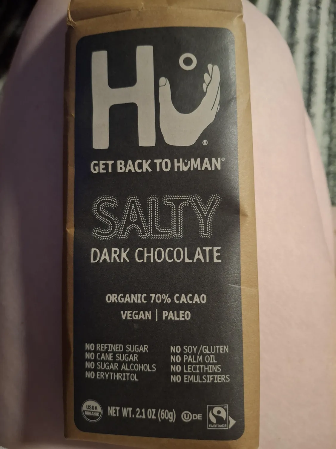 Hu Salty chokoladebar 6-pak 70% havsalt