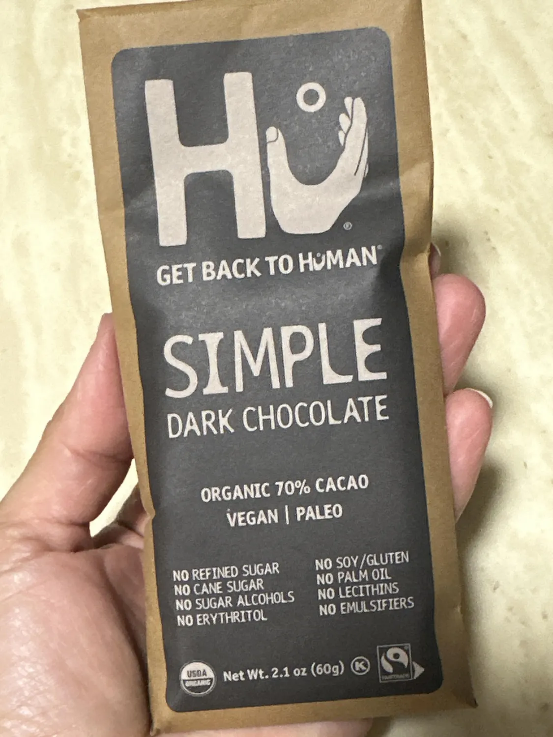 Hu Simple chokoladebar 6-pak 70% kakao