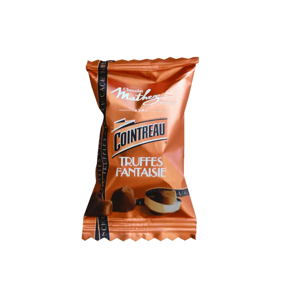 Mathez Cointreau chokoladetrøfler 2,6kg flowpacks appelsin