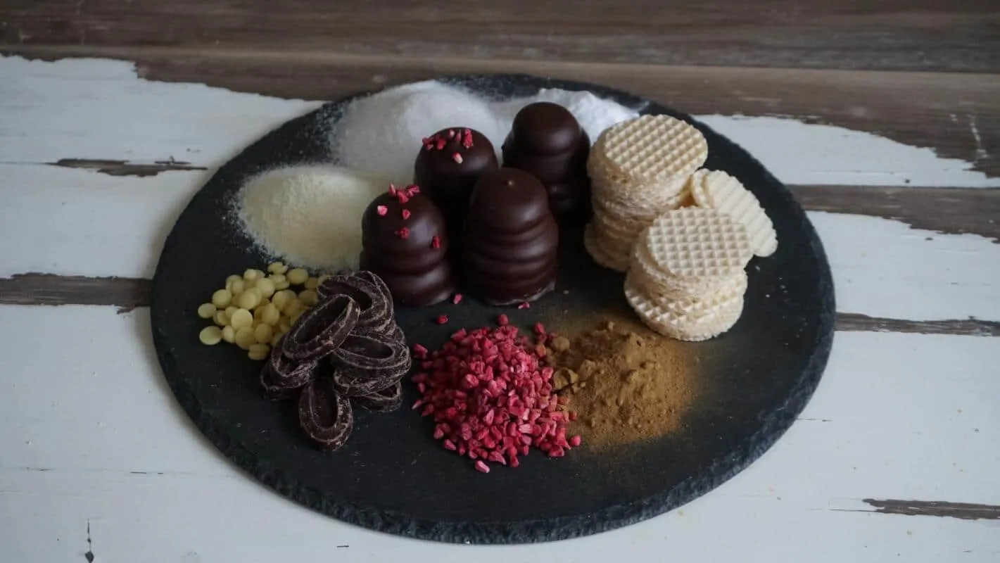 Chokoman DIY Flødebollekit 25 stk Valrhona