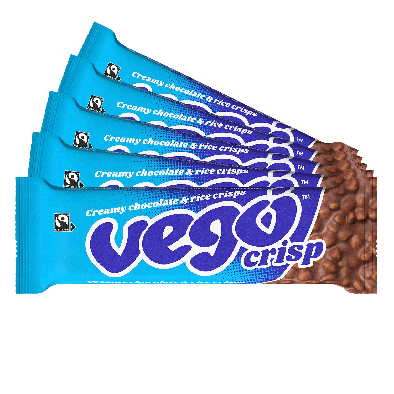 Vego Crisp chokoladebar 40 g puffet ris