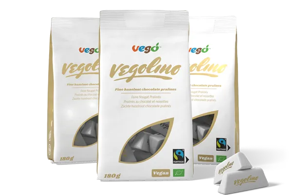 Vego Vegolino praliner 180 g vegansk nougat