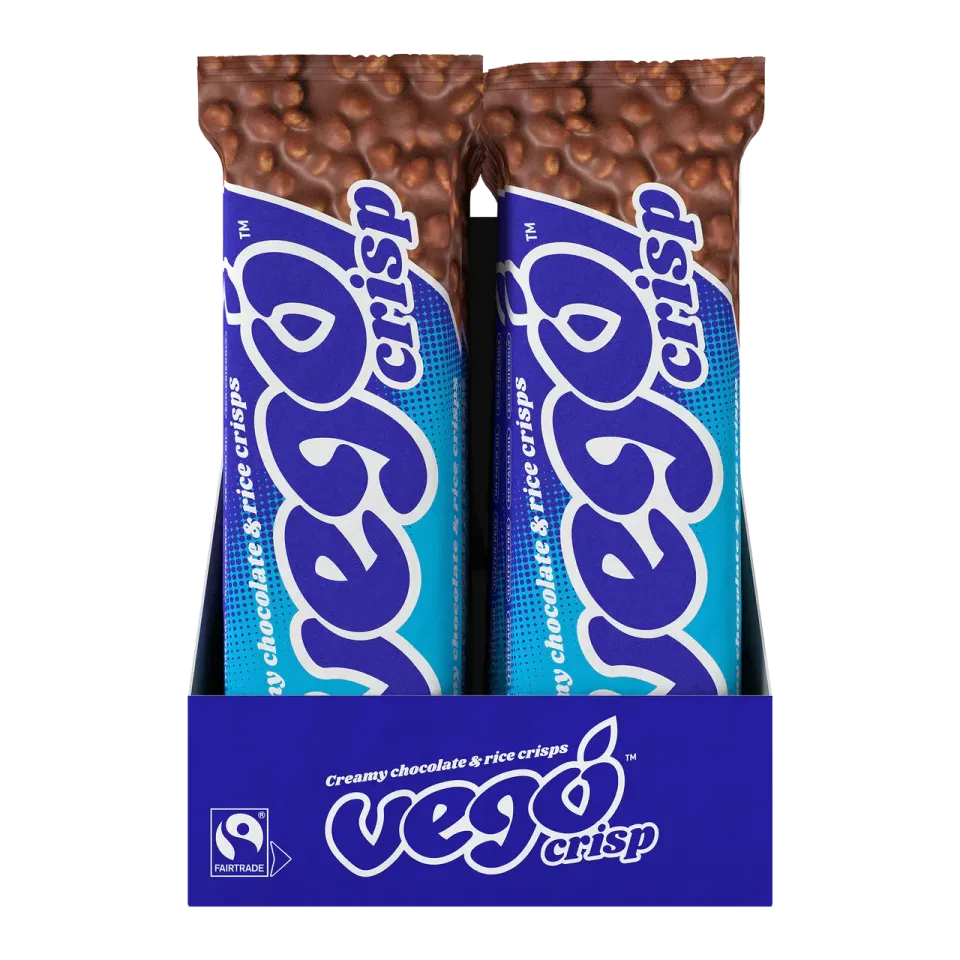 Vego Crisp chokoladebar 40 g puffede ris