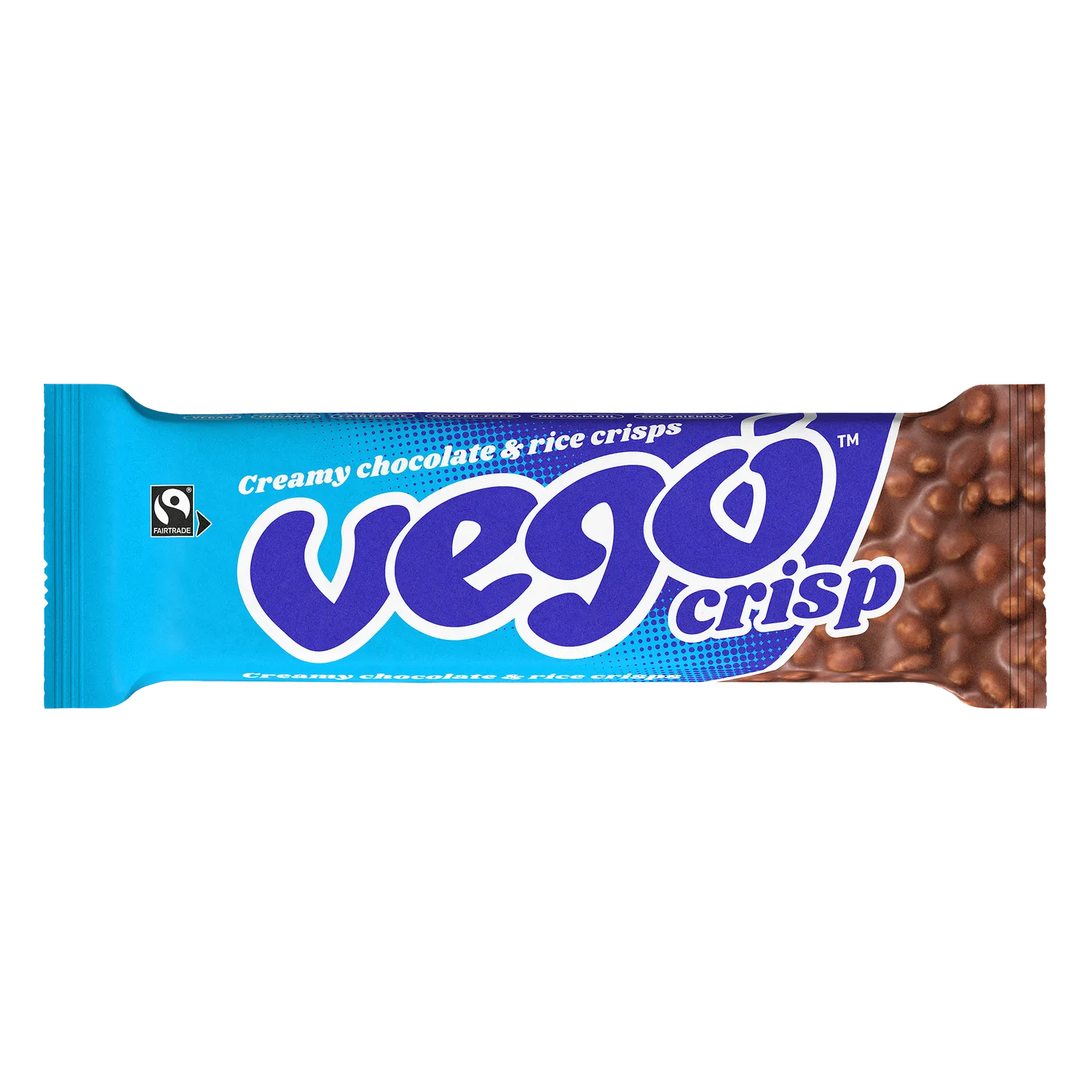 Vego Crisp chokoladebar 40 g puffet ris