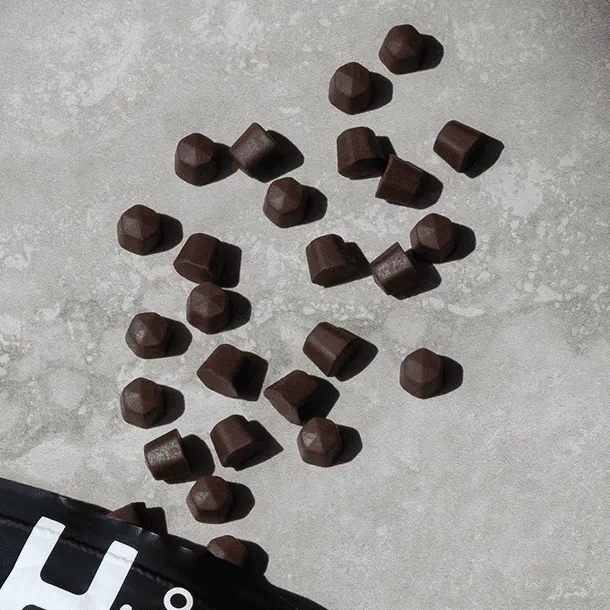 Hu Gems mørk chokolade 3-pak 70% bagning