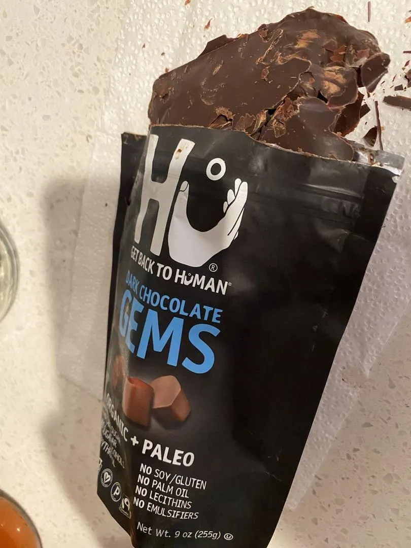 Hu Gems mørk chokolade 3-pak 70% bagning
