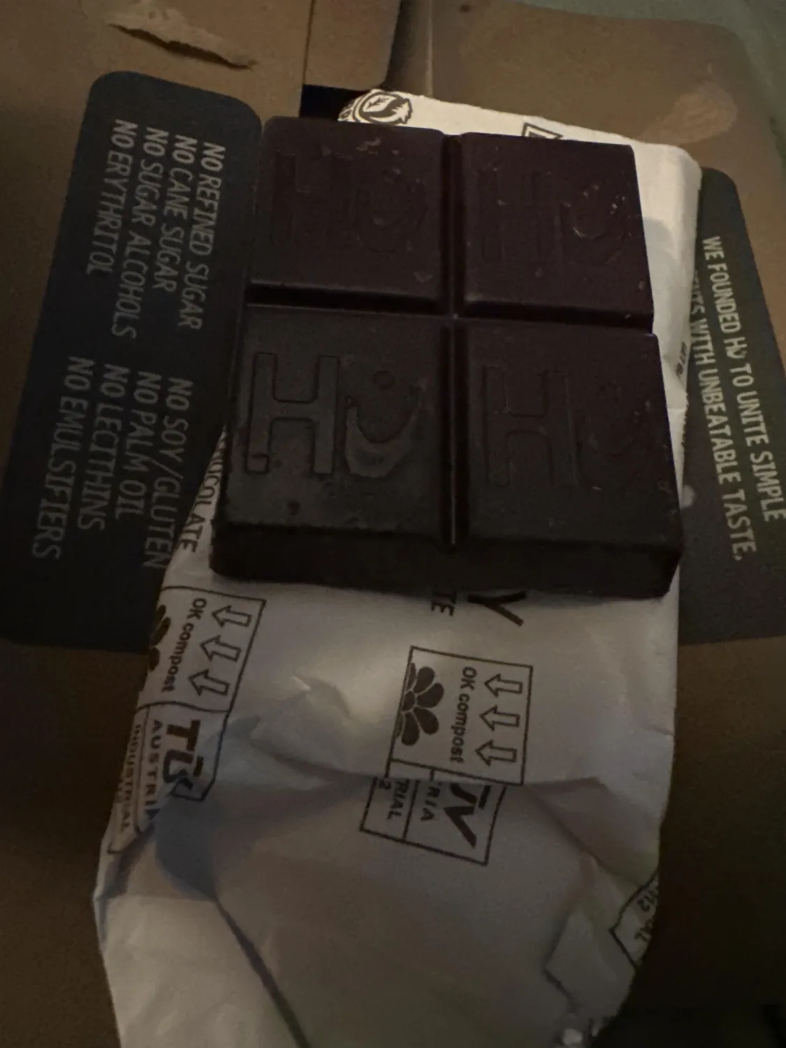 Hu Salty chokoladebar 6-pak 70% havsalt