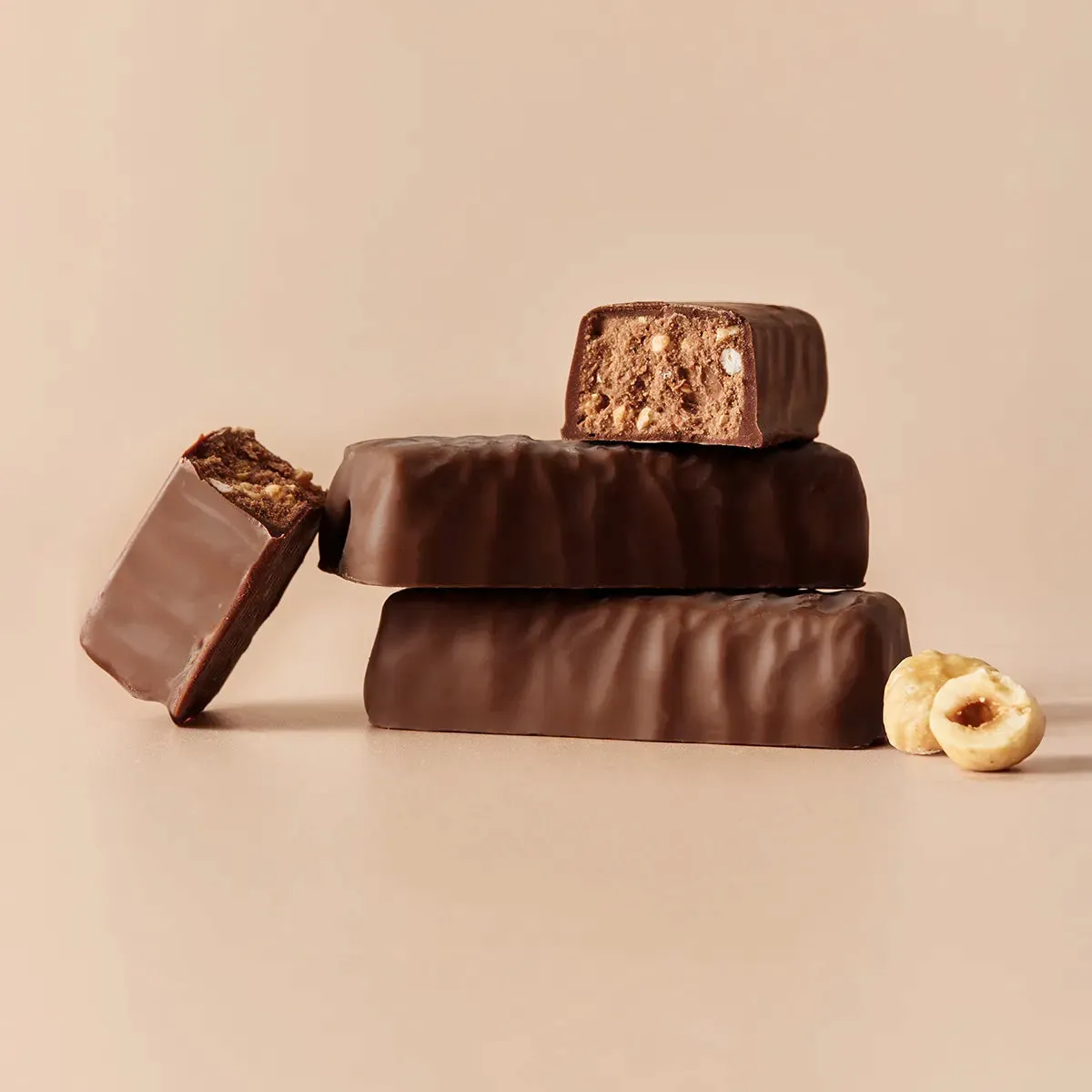 Rhythm 108 Hasselnød Praliné bar 15x33g vegansk