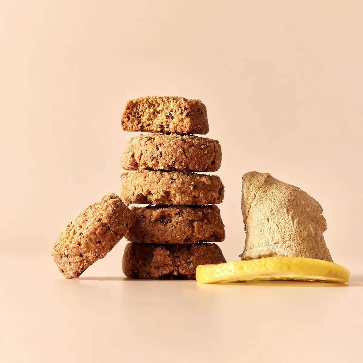 Rhythm 108 Lemon Ginger Chia Biscuits kiks 8x135g økologisk