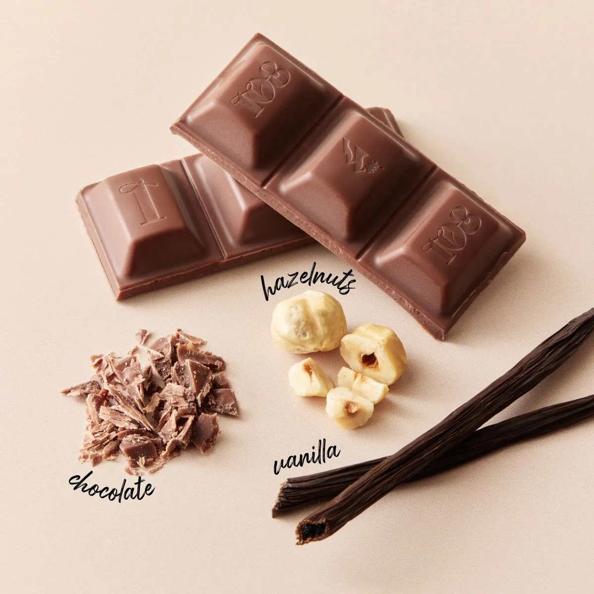 Rhythm 108 Hasselnød Trøffel chokolade 6x100g vegansk