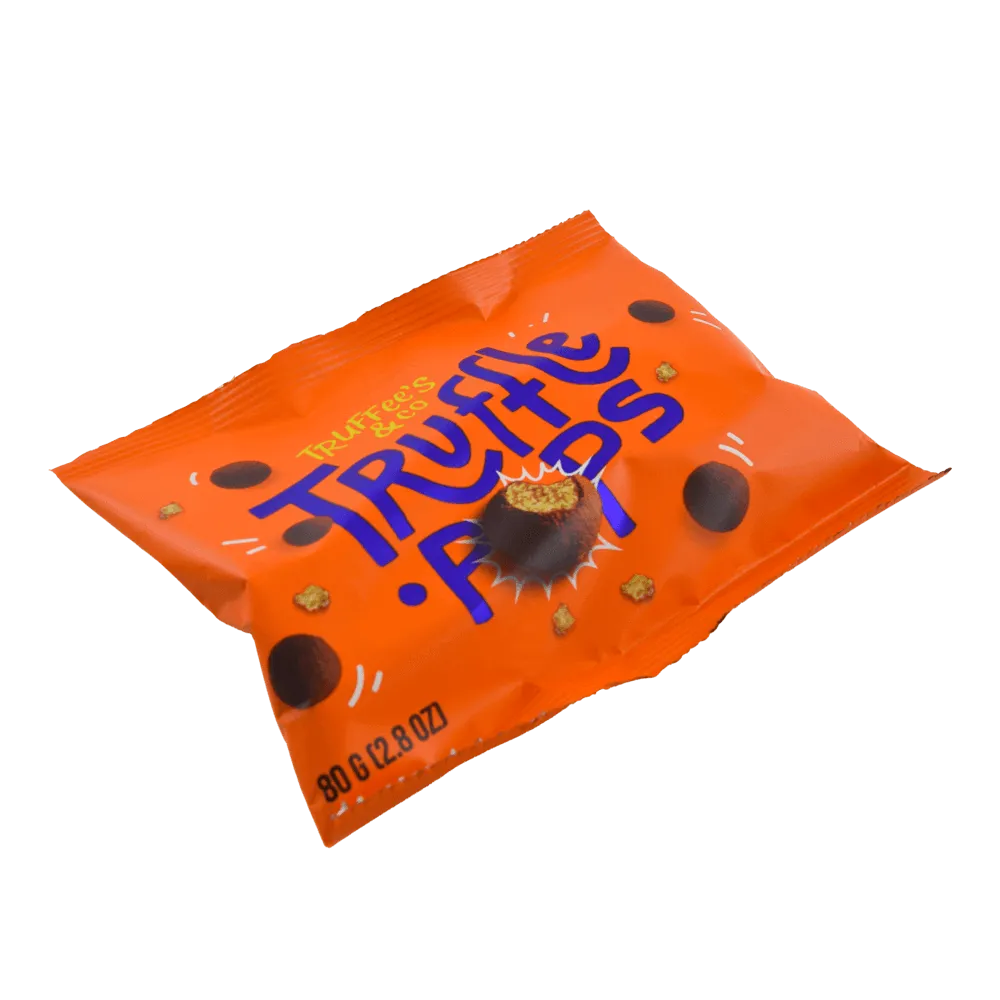 Mathez Truffle Pops kugler 80g sprøde karamel