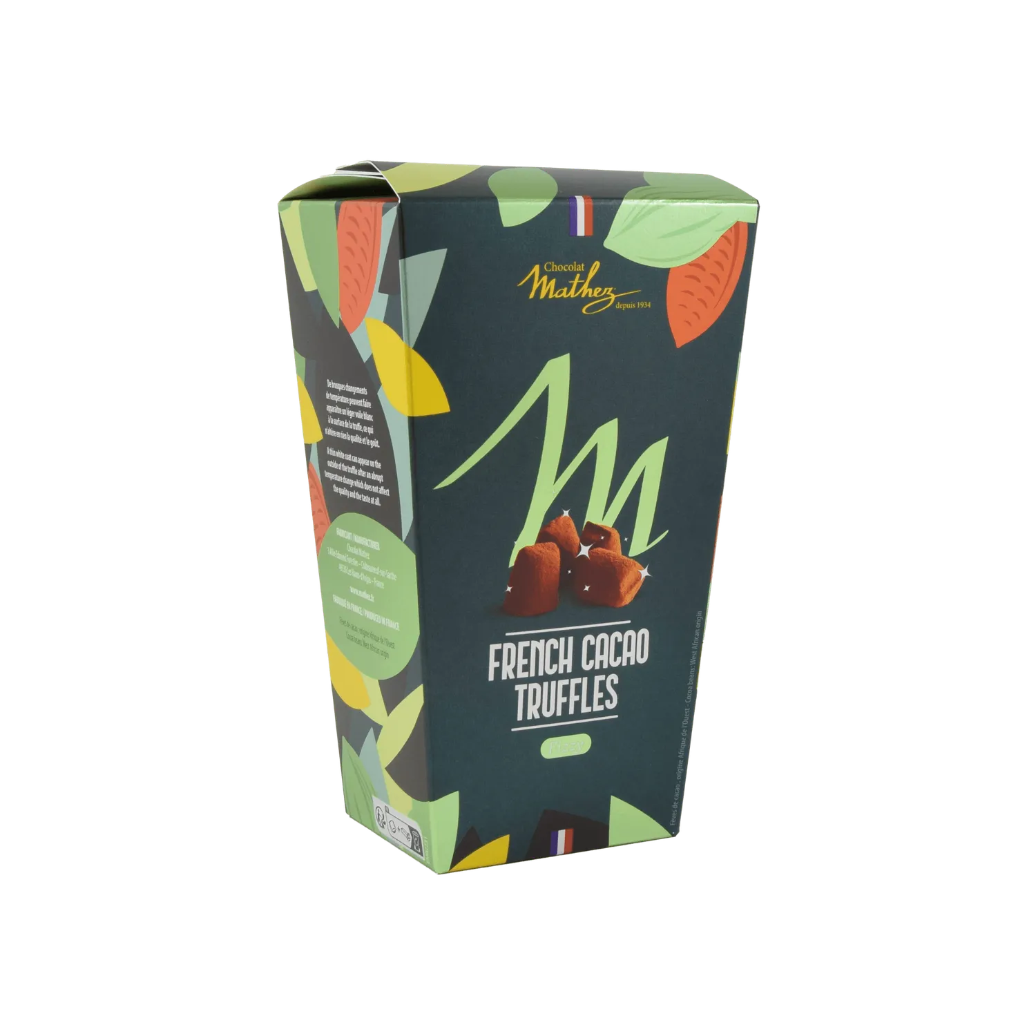 Mathez Cocoa Box chokoladetrøfler 250g kakao