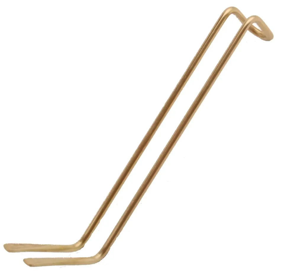 Chokoman Dyppegaffel stor dyppegaffel messing 13 cm