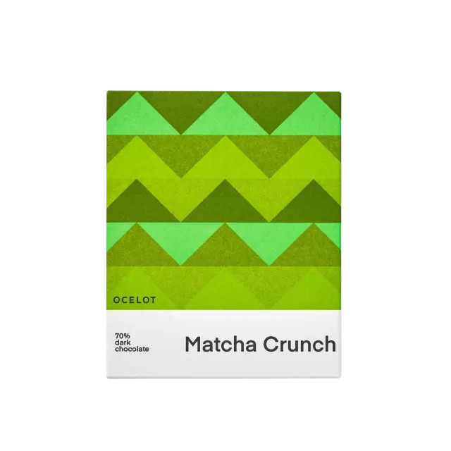Original Beans Matcha Crunch 70% mørk chokolade sprød