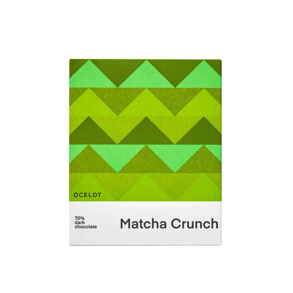 Original Beans Matcha Crunch 70% mørk chokolade sprød