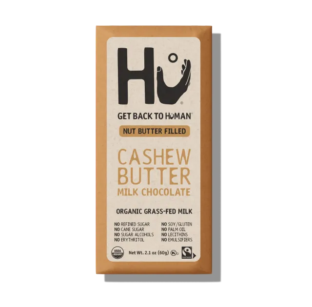 Hu Cashew Butter mælkechokoladebar 4 stk cremet fyld