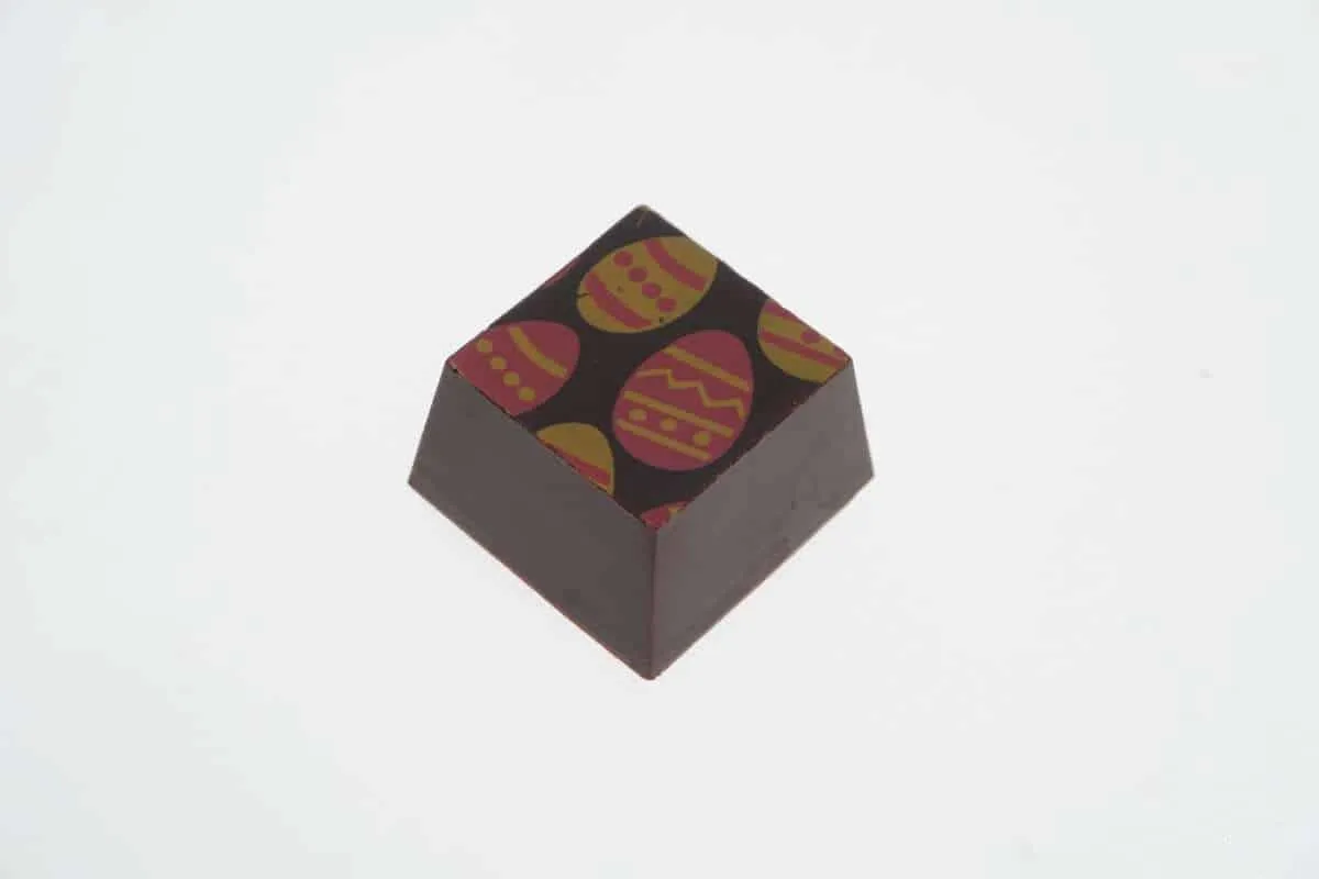 Chokoman Påskeæg mønsterark til chokolade