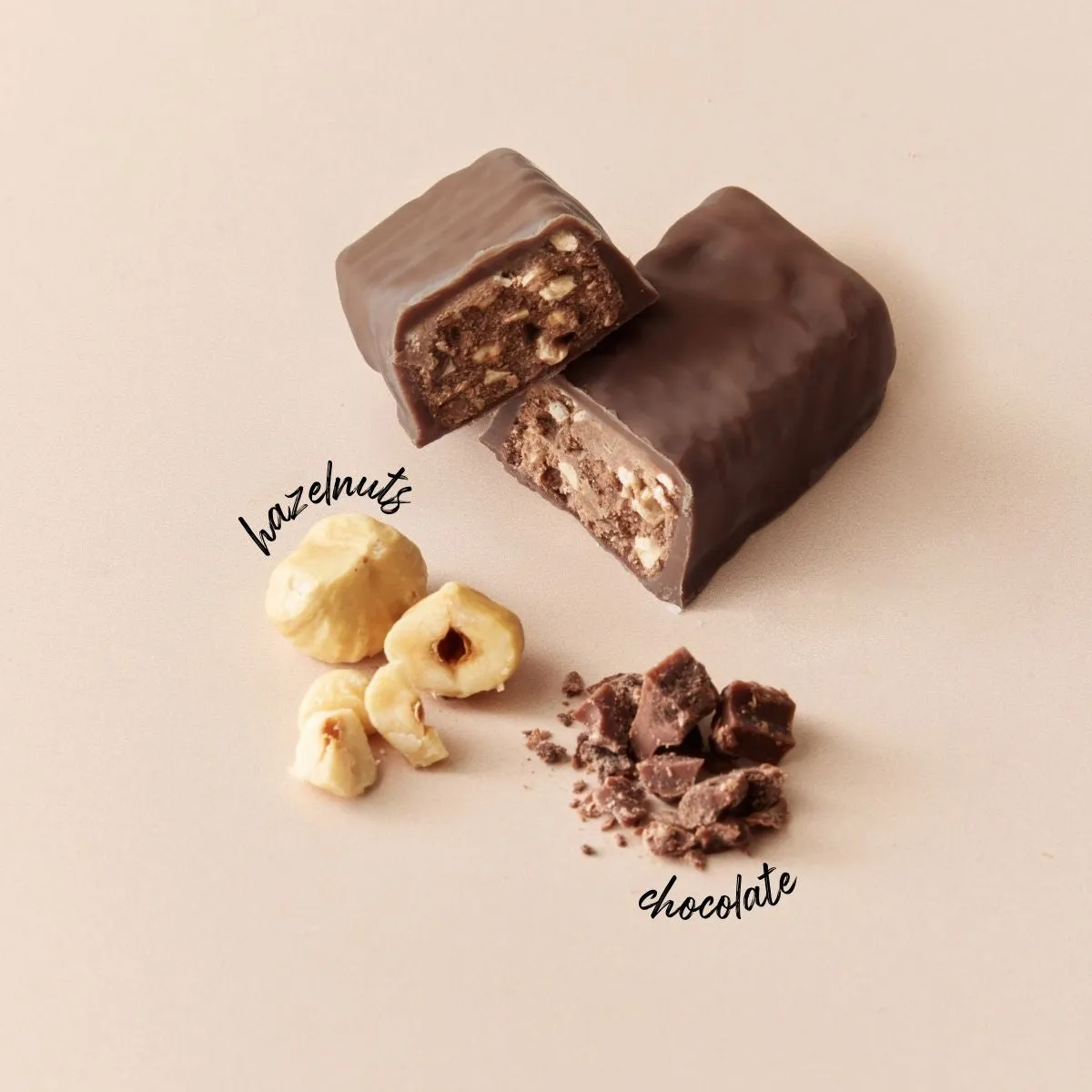 Rhythm 108 Hasselnød Praliné bar 15x33g vegansk