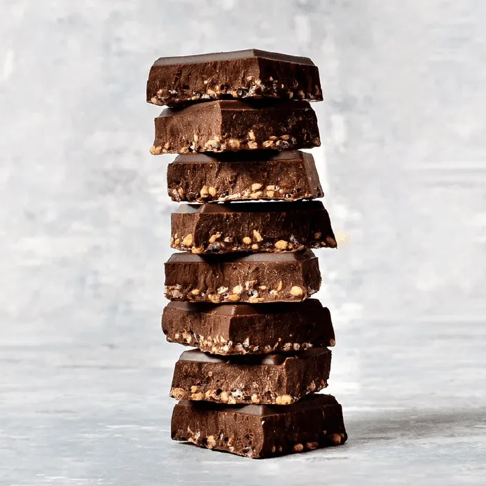 Hu Vanilla Crunch mørk chokoladebar 6-pak 70%