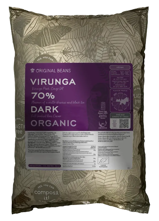 Original Beans Virunga 70% couverture 2kg pose