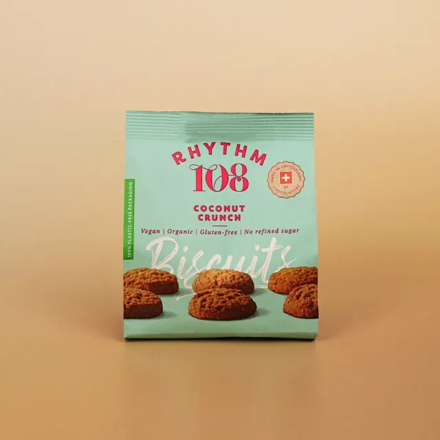Rhythm 108 Coconut Crunch Biscuits kiks 8-pak kokos