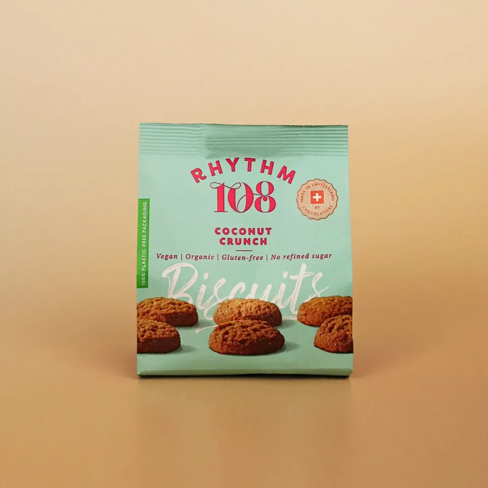 Rhythm 108 Coconut Crunch Biscuits kiks 8-pak kokos