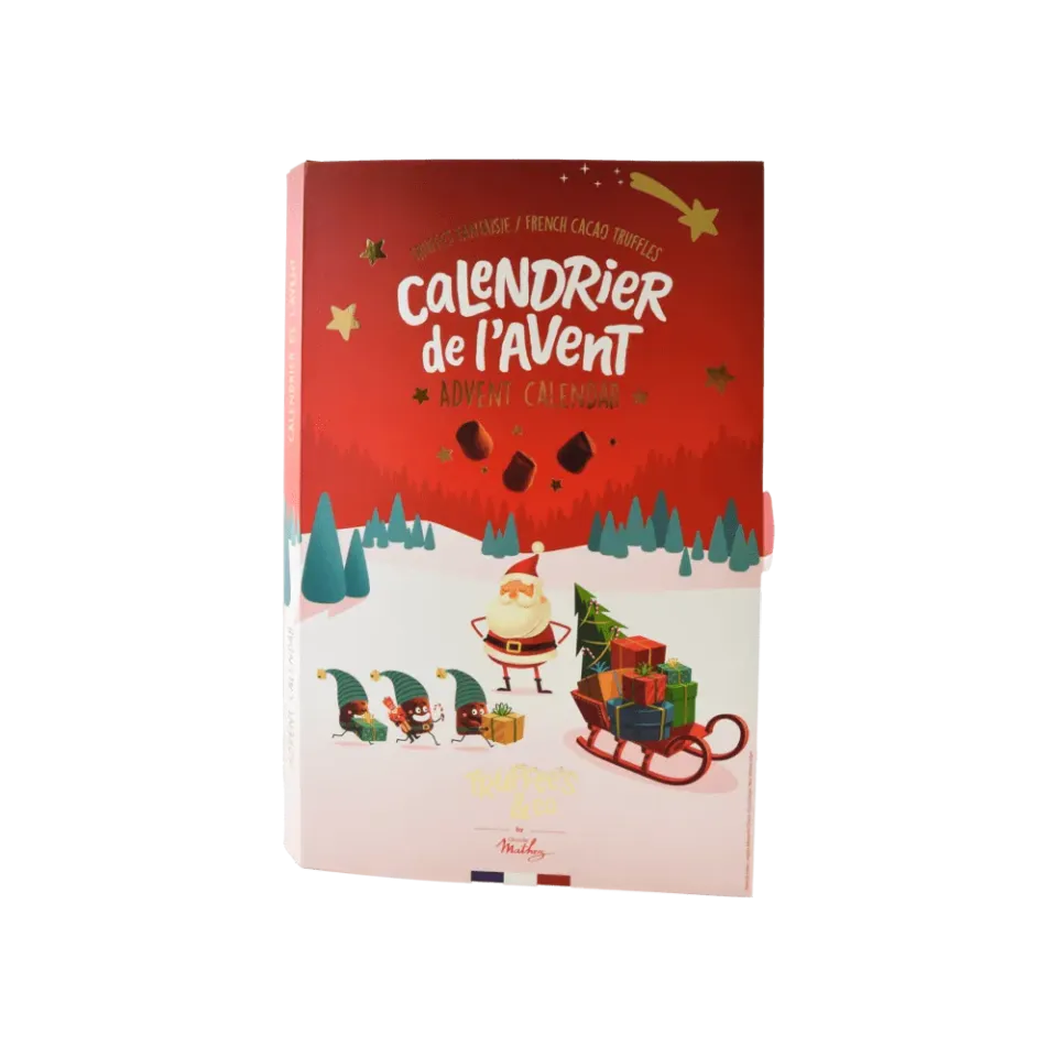 Mathez Julekalender chokoladetrøfler 170g kakao