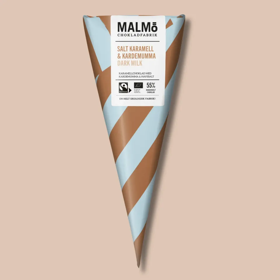Malmö Salt Karamel & Kardemumma strut 90g 55%