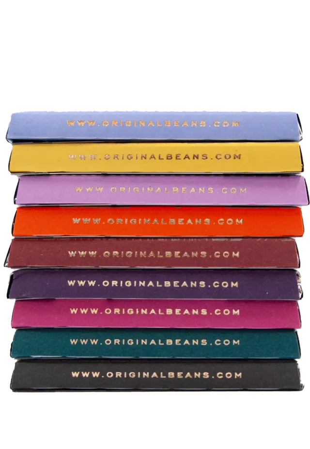 Original Beans Mix & Match chokoladebars 10 stk mørk gaveæske