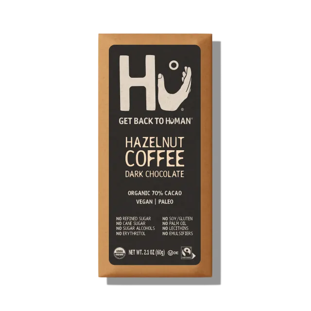Hu Hazelnut Coffee mørk chokolade 6-pak kaffe